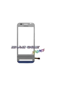 Obrázok pre Dotykové sklo Nokia C6  - rám - biela farba