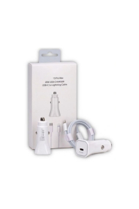 Obrázok pre Apple iPhone nabíjací set do auta - adaptér + USB-C kábel 20W OEM