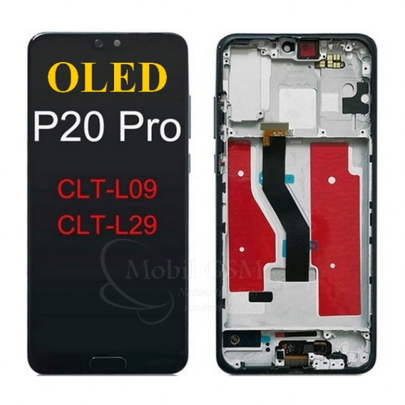 Obrázok pre LCD Displej + Dotykové sklo + Rám Huawei P20 Pro čierny OLED