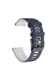 Obrázok pre Dvojfarebný silikónový remienok pre Samsung Galaxy Watch 6 Classic 47 mm, modro-biely