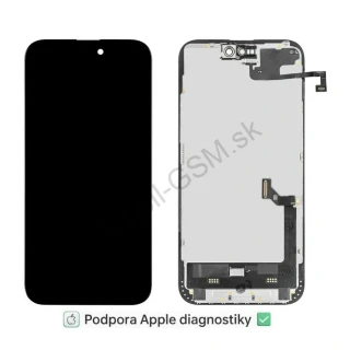Apple iPhone 15 Plus - LCD Displej + Dotyková plocha + Rám – Soft OLED CPG Diagnosable vrátane Senzor Flexu