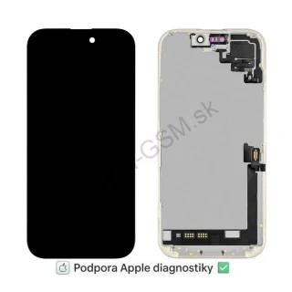 Apple iPhone 17 - LCD Displej + Dotyková plocha + Rám – Soft OLED 120Hz CPG Diagnosable vrátane Senzor Flexu