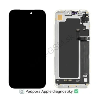 Apple iPhone 17 Pro - LCD Displej + Dotyková plocha + Rám – Soft OLED 120Hz CPG Diagnosable vrátane Senzor Flexu
