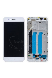 Obrázok pre LCD Displej Xiaomi Mi A1 + Dotyková plocha + rám biely