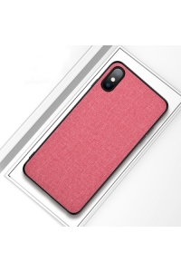 Obrázok pre TPU + Texture puzdro na iPhone X / XS Pink