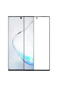 Obrázok pre 3D FULL GLUE  Tvrdené sklo pre Galaxy Note 10+ BLACK