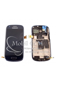 Obrázok pre LCD displej Samsung Galaxy S3 mini GT i8190 - Dotykové sklo - Rám - Modré