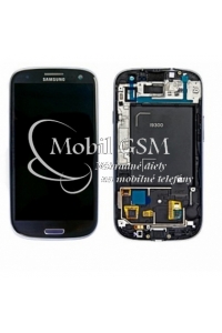 Obrázok pre LCD displej Samsung Galaxy S3 GT i9300 - Dotykové sklo - Rám - modré