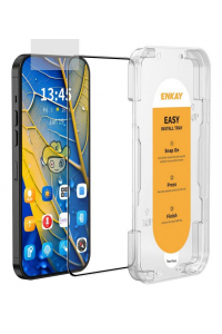 Obrázok pre ENKAY Celosklenená silikónová fólia pre Samsung Galaxy A54