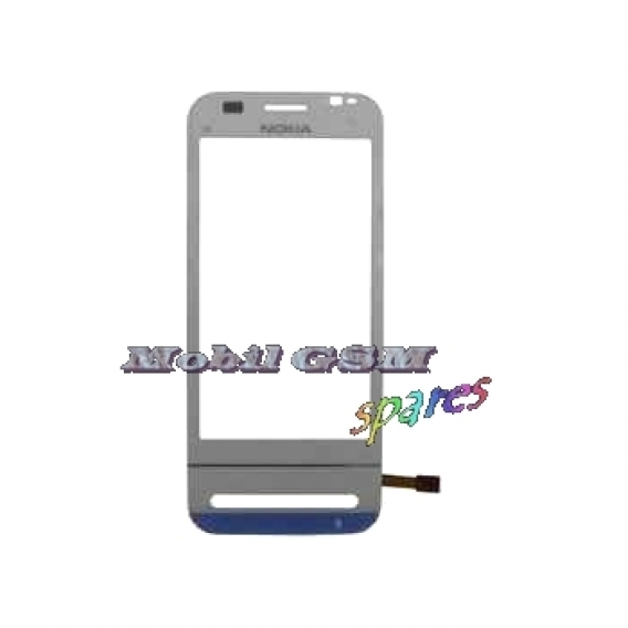 Obrázok pre Dotykové sklo Nokia C6  - rám - biela farba