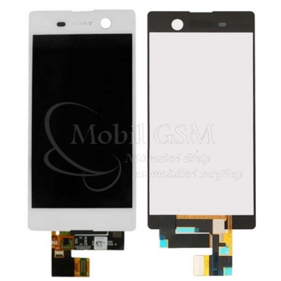 Obrázok pre LCD displej Sony XPERIA M5 - E5603 - Dotykové sklo - Biele + Original lepka