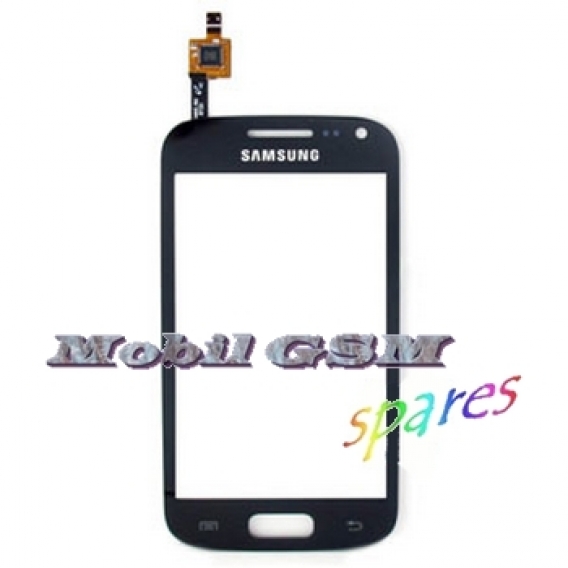 Obrázok pre Dotykové sklo Samsung i8160 Galaxy Ace II - Čierne - Biele