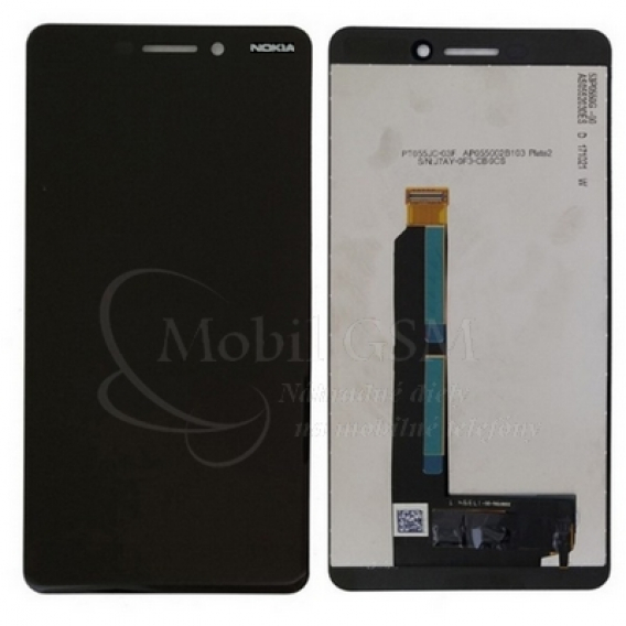 Obrázok pre LCD displej Nokia 6.1 a Dotykové sklo - čierne