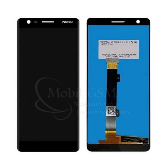 Obrázok pre LCD displej Nokia 3.1 a Dotykové sklo - čierne
