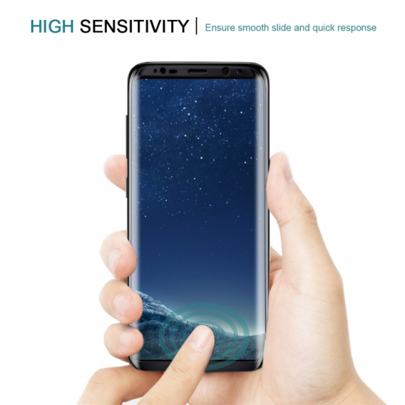 Obrázok pre Tvrdené sklo pre Samsung Galaxy S9 Plus  G965F BLACK