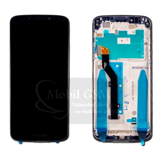 Obrázok pre LCD Displej + Dotykové sklo Motorola Moto G6 Play + rám - čierne