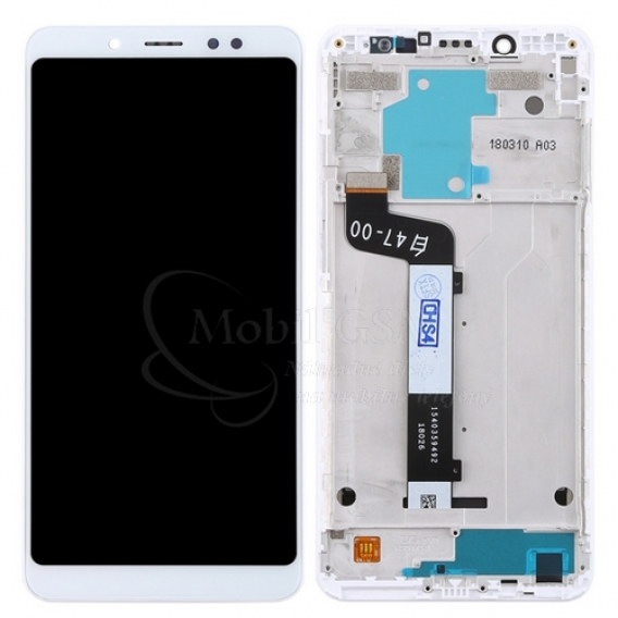 Obrázok pre LCD displej Xiaomi Redmi Note 5 a Dotykové sklo + rám - biele