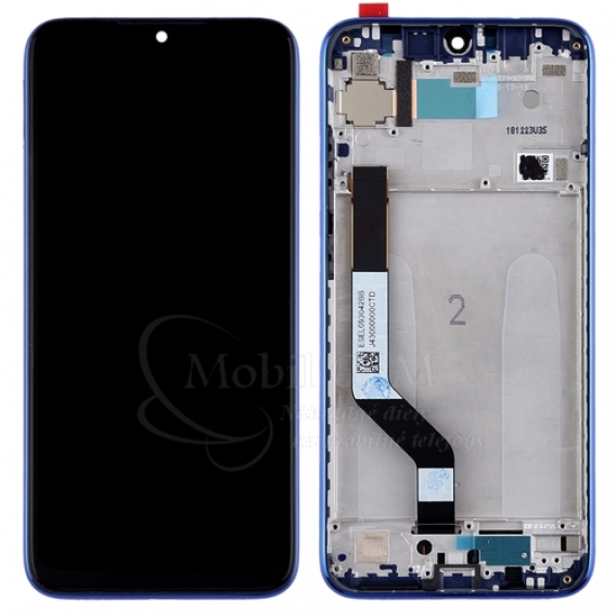 Obrázok pre LCD displej Xiaomi Redmi Note 7 a Dotykové sklo + rám modrý
