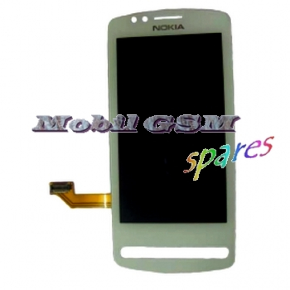 Obrázok pre LCD displej Nokia 700 - Dotykové sklo - Biele