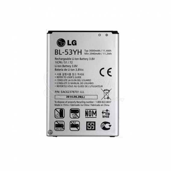 Obrázok pre Batéria LG BL-53YH - 3000mAh LG G3 D855