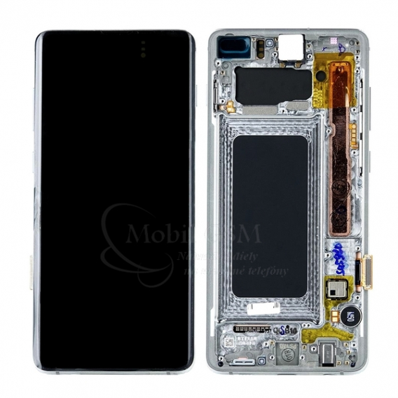 Obrázok pre LCD Displej + Dotykové sklo + Rám Samsung Galaxy S10e G970F - biela
