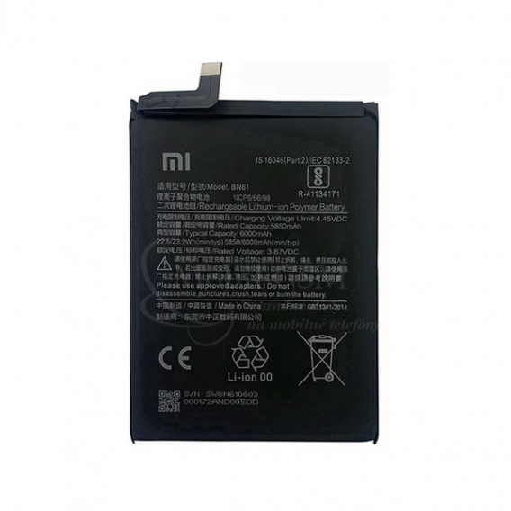 Obrázok pre Batéria Xiaomi BN61 - Poco X3 NFC 6000 mAh