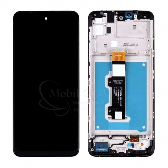 Obrázok pre LCD displej + Dotykové sklo + Rám Motorola Moto E30 Čierny