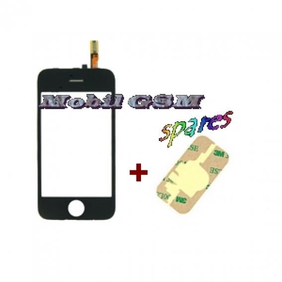 Obrázok pre Dotykové sklo iPhone 3GS Čierne - Biele