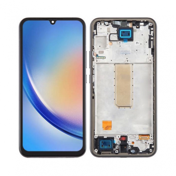 Obrázok pre Samsung Galaxy A34 5G A346B - LCD Displej + Dotykové Sklo a rám čierny In-Cell