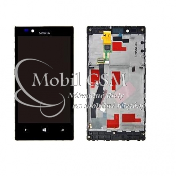 Obrázok pre LCD displej Nokia Lumia 720 - Dotykové sklo - Rám