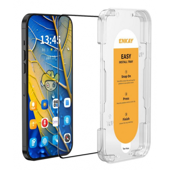 Obrázok pre ENKAY Celosklenená silikónová fólia pre Samsung Galaxy S23 5G