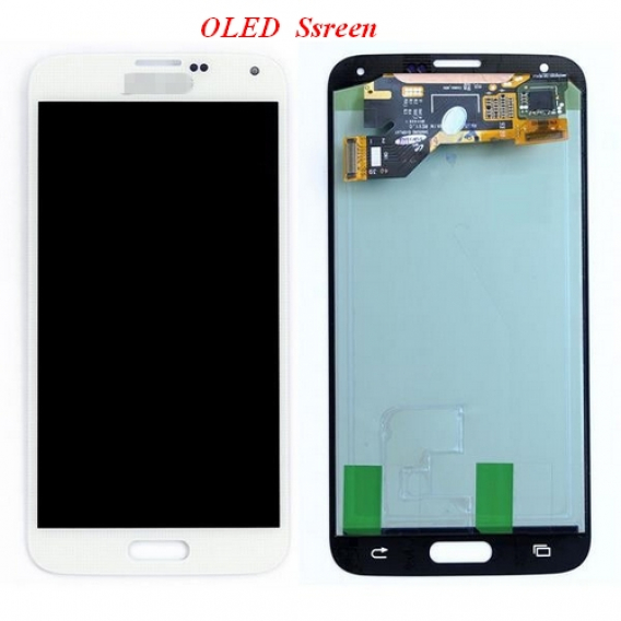 Obrázok pre LCD displej Samsung Galaxy S5 G900f - Dotykové sklo - biele