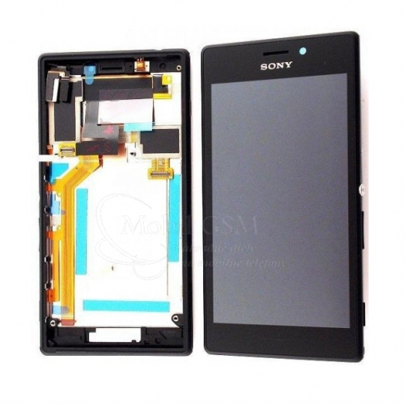 Obrázok pre LCD displej Sony XPERIA M2 D2303 D2306 + dotykové sklo + rám