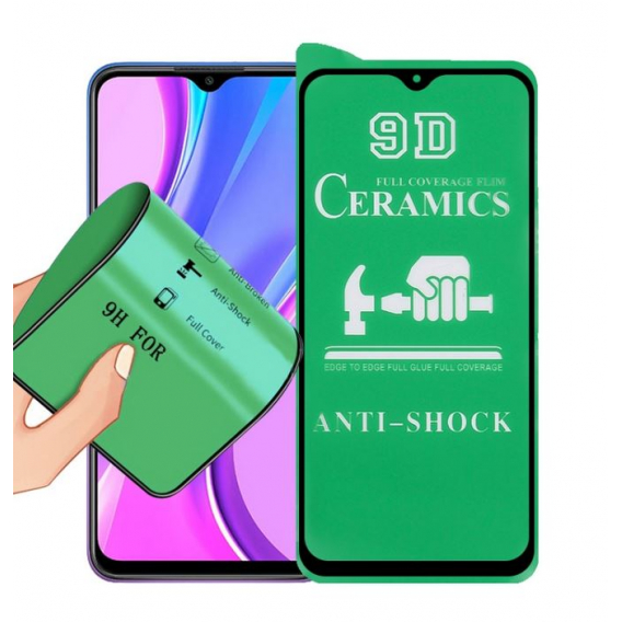 Obrázok pre Tvrdené sklo keramické 5D pre Xiaomi Redmi 9A/ Redmi 9C