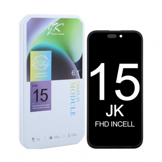 Obrázok pre Apple iPhone 15 - LCD Displej + Dotykové Sklo + Rám In-Cell JK FHD