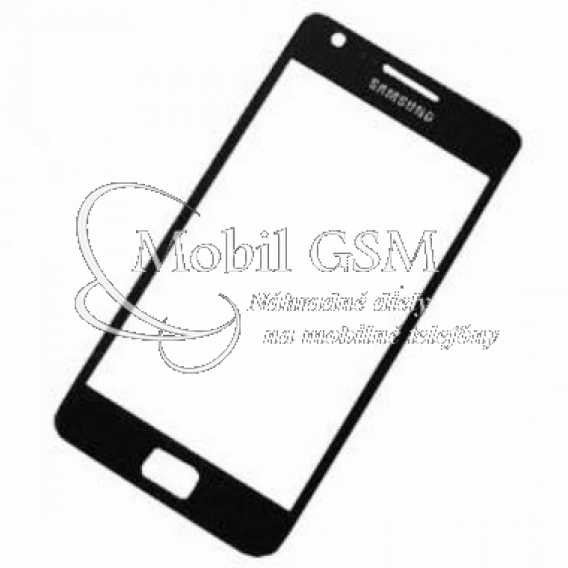 Obrázok pre Sklo Samsung Galaxy GT i9100 - Čierne - Biele