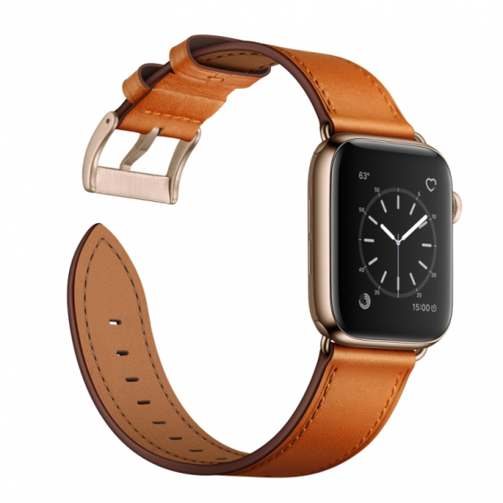 Obrázok pre Kožený náramok pre Apple Watch Ultra 49mm / 45mm / 44mm / 42mm, šedý
