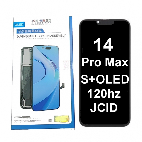 Obrázok pre Apple iPhone 14 Pro Max- LCD Displej + Dotykové Sklo + Rám JCID Diagnosable S+OLED 120Hz