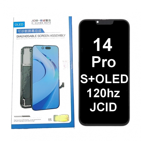 Obrázok pre Apple iPhone 14 Pro - LCD Displej + Dotykové Sklo + Rám JCID Diagnosable S+OLED 120Hz
