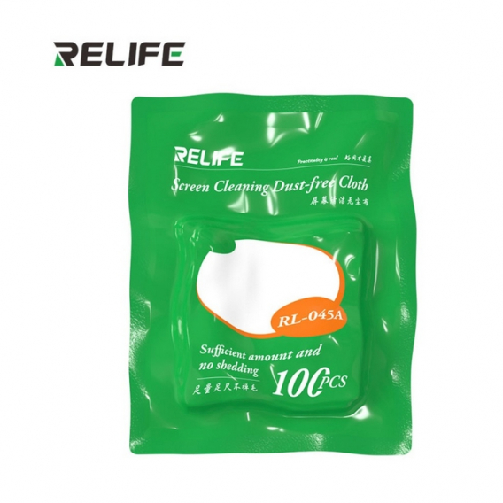 Obrázok pre Relife RL-045A – Profesionálne bezprašné utierky na LCD (100 ks)