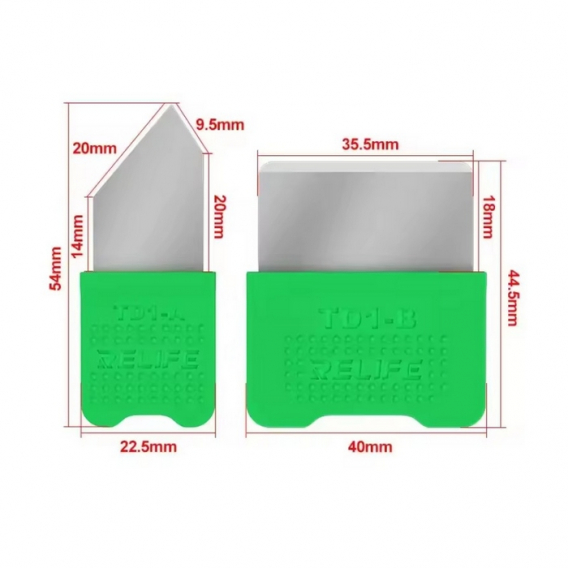 Obrázok pre Relife TD1-A & TD1-B – Sada ultra-tenkých nástrojov na otváranie displejov (2 v 1)