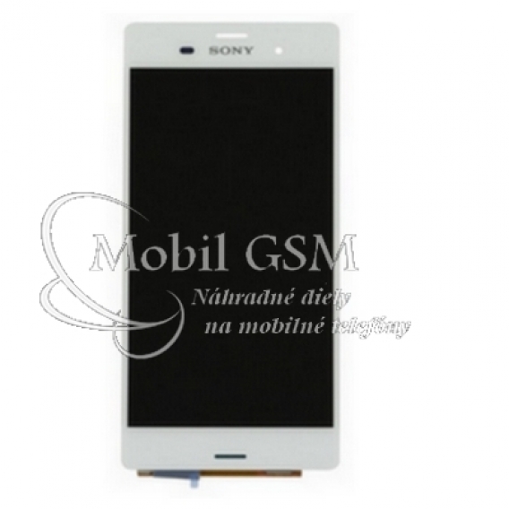 Obrázok pre LCD displej Sony XPERIA Z3 D6603 - Dotykové sklo - Biele + Original lepka
