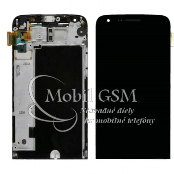 Obrázok pre LCD displej LG G5 H850 - Dotykové sklo - Rám - Čierny