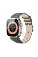 Obrázok pre DUX DUCIS YS - kožený remienok pre Apple Watch  SE 2022 44mm, sivý